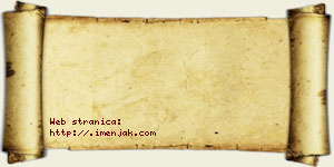 Andrijana Pjanić vizit kartica